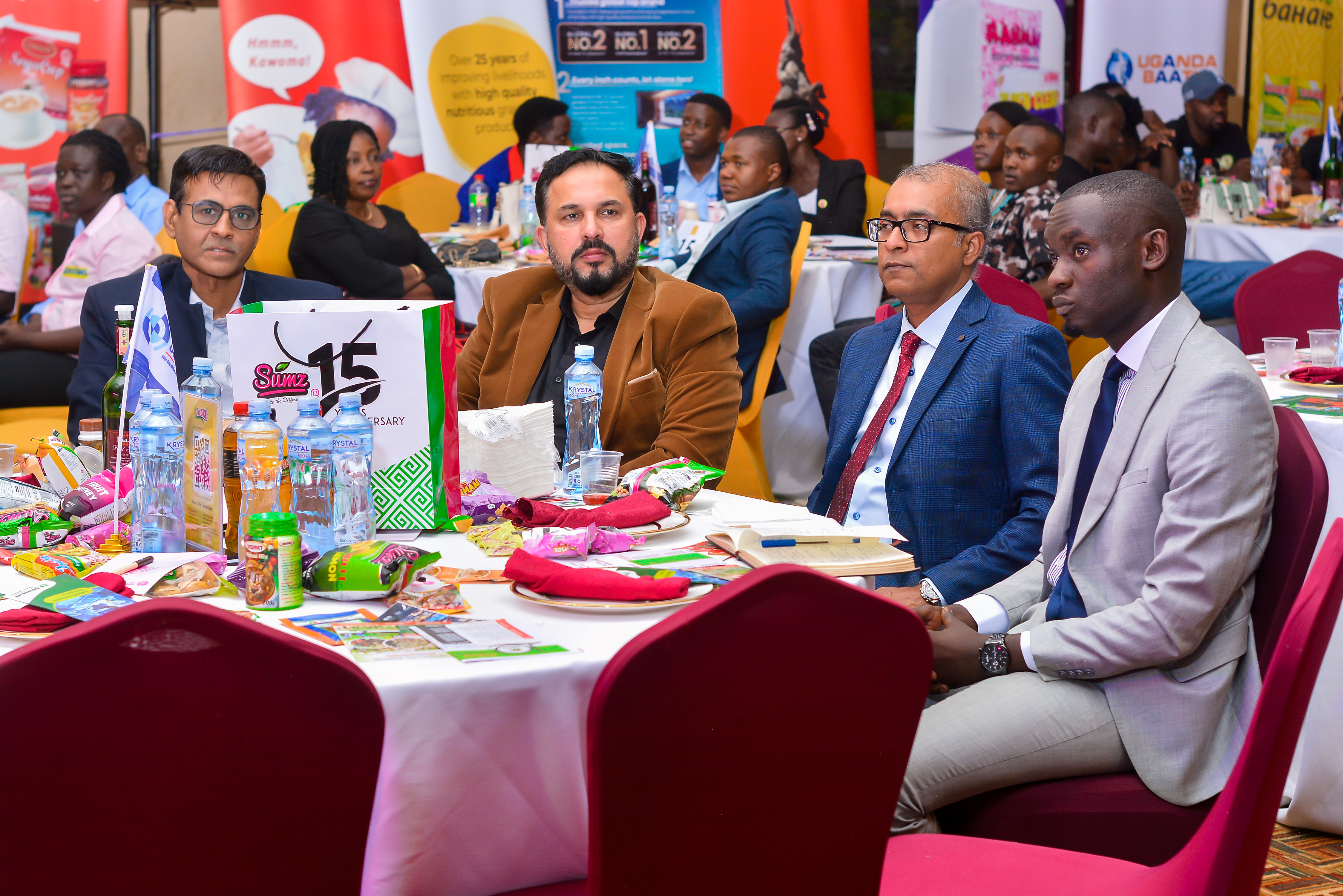 VIP guests at the awards dinner